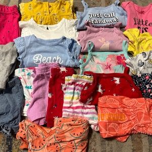 12 month girls summer lot